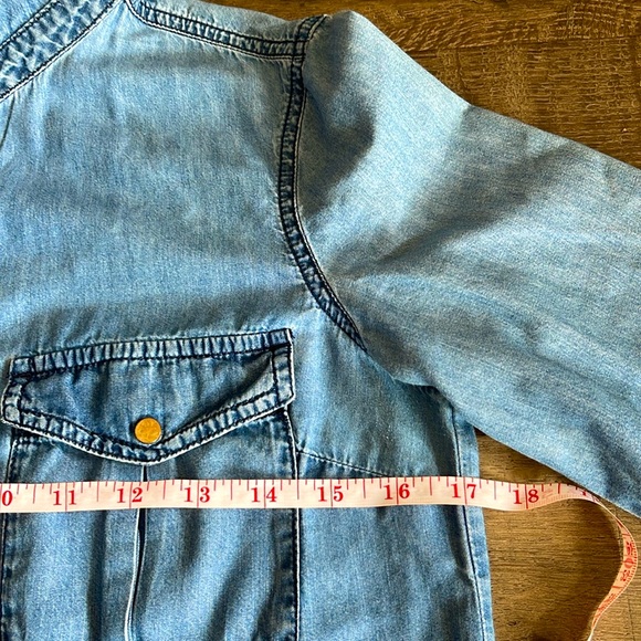 Dynamite Soft Denim Colored Long Sleeves Size XS - Picture 6 of 6